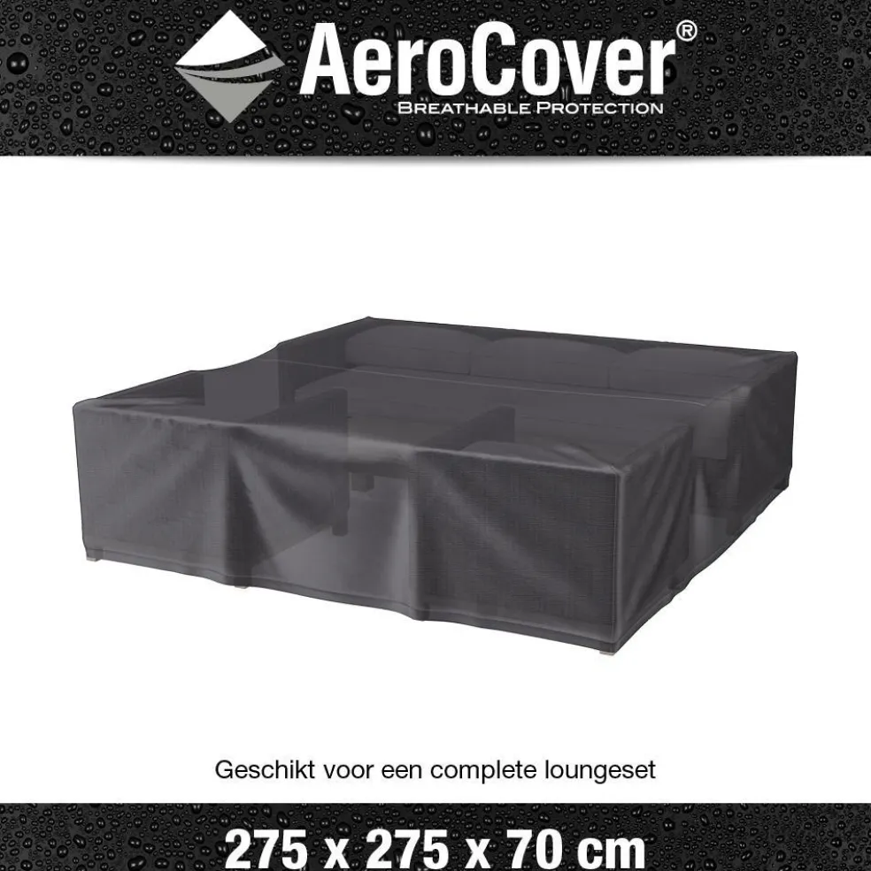 Aerocover Loungesethoes 275 x 275 x 70 antraciet