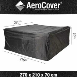 Aerocover Loungesethoes 270 x 210 x 70 antraciet