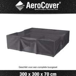 Aerocover Loungesethoes 300 x 300 x 70 antraciet