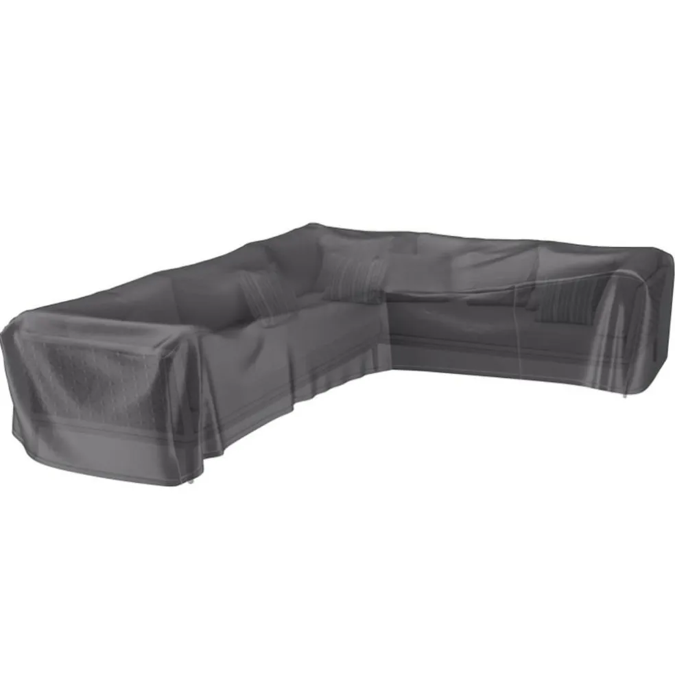 Aerocover Loungesethoes hoekset rechts 330 x 255 x 100 x H70 antraciet