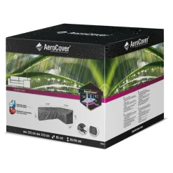 Aerocover Loungesethoes hoekset L-vorm rechts 270 x 210 x 85 x 65 antraciet
