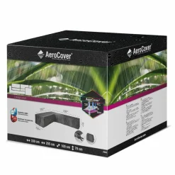 Aerocover Loungesethoes hoekset 330 x 255 x 100 x 70 antraciet