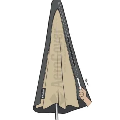 Aerocover Parasolhoes 250 x 85 antraciet