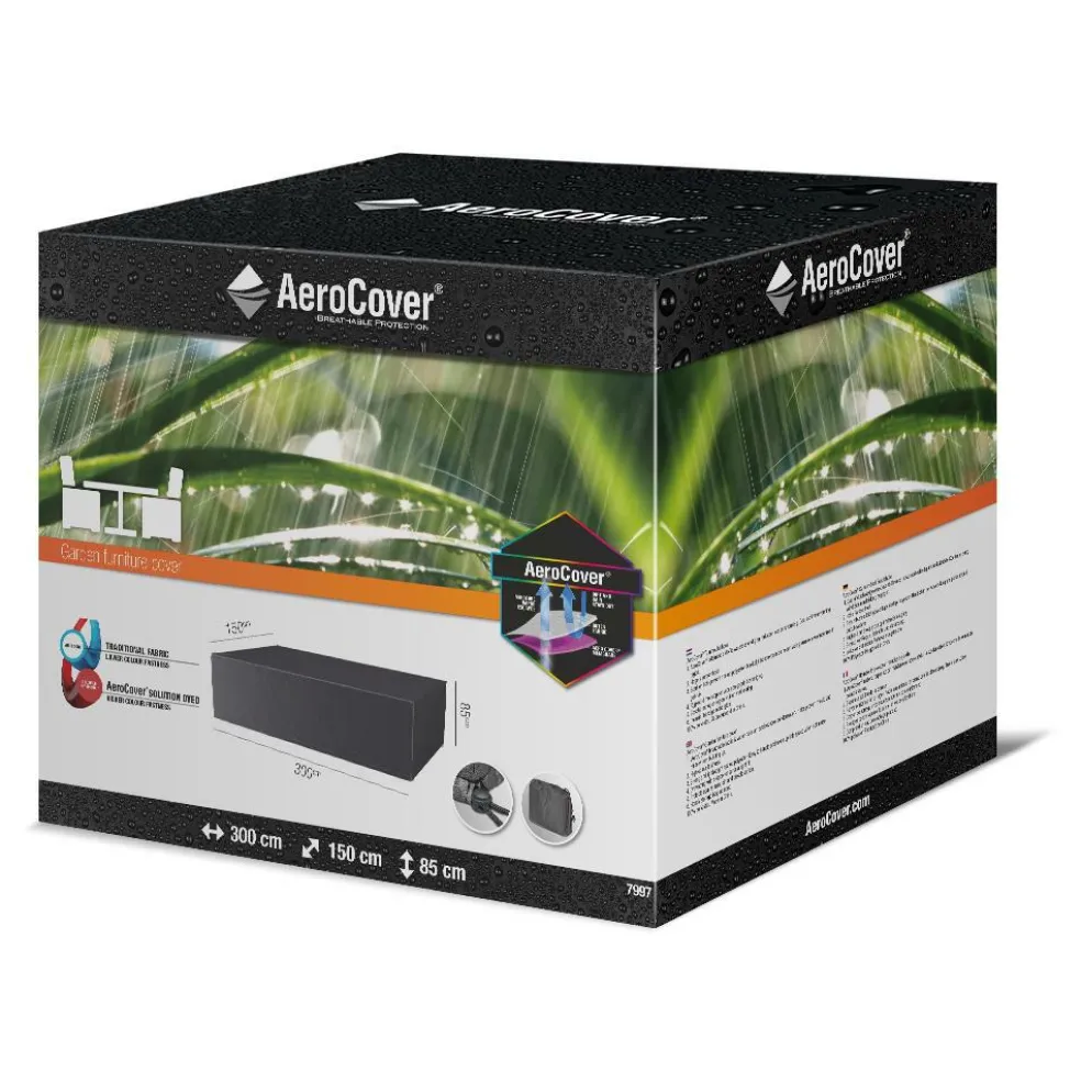 Aerocover Tuinsethoes 300 x 150 x 85 antraciet
