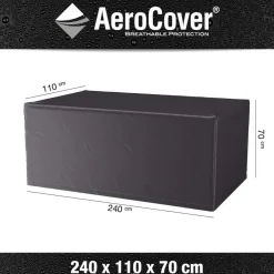 Aerocover Tuintafelhoes 240 x 110 x 70 antraciet