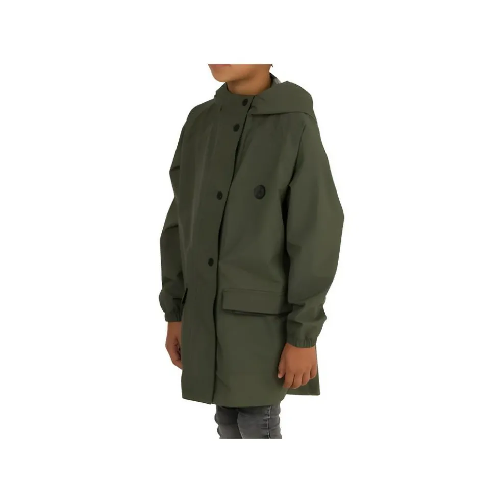 Agu Go Kids Parka Essential regenjas junior army green - 110 - 116