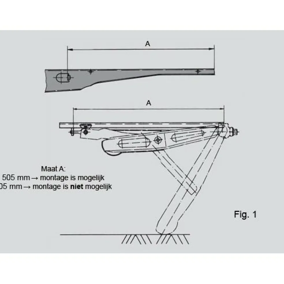 Al-Ko Standaard uitdraaisteun