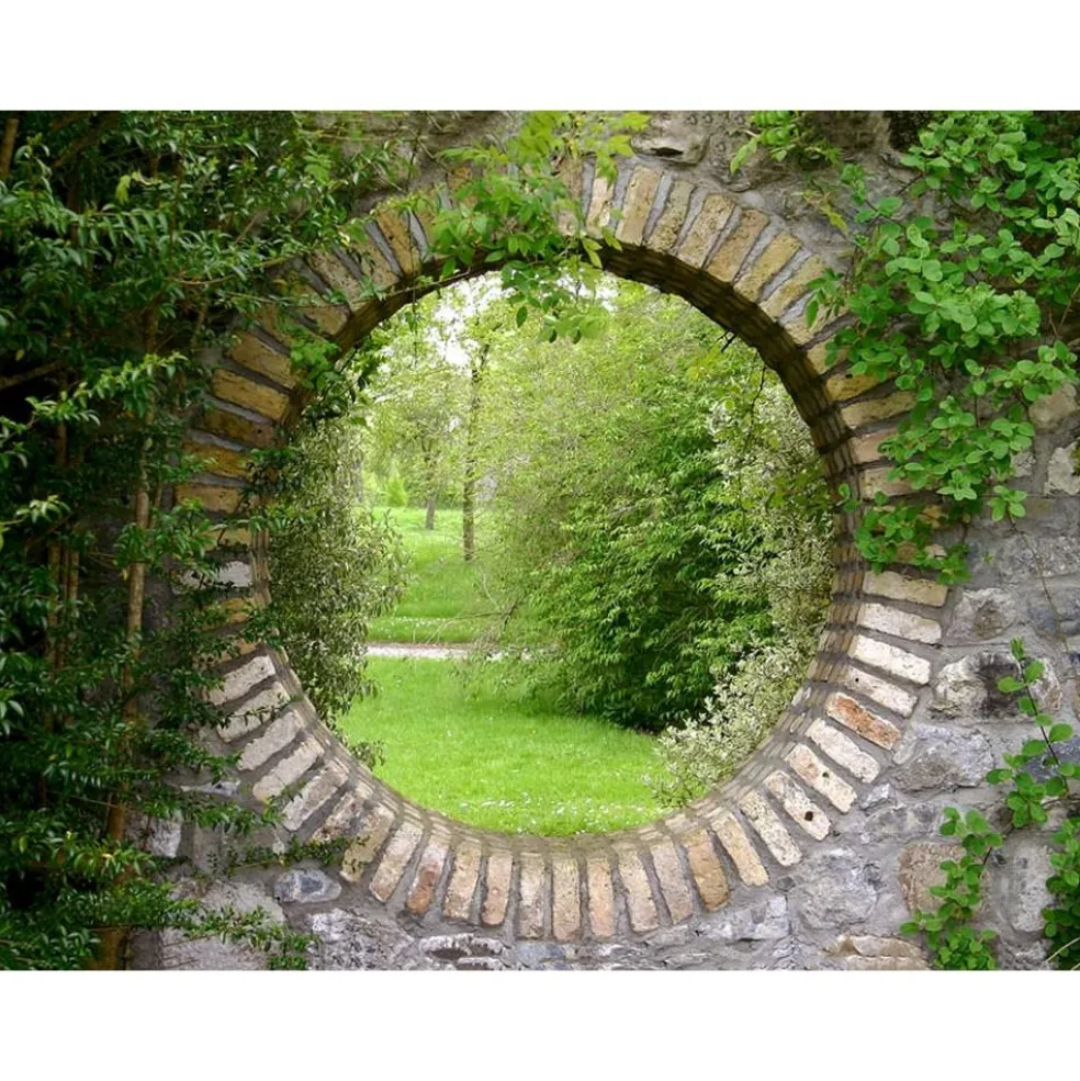 All Seasons Posters Stenen doorkijk tuinposter 80 x 60