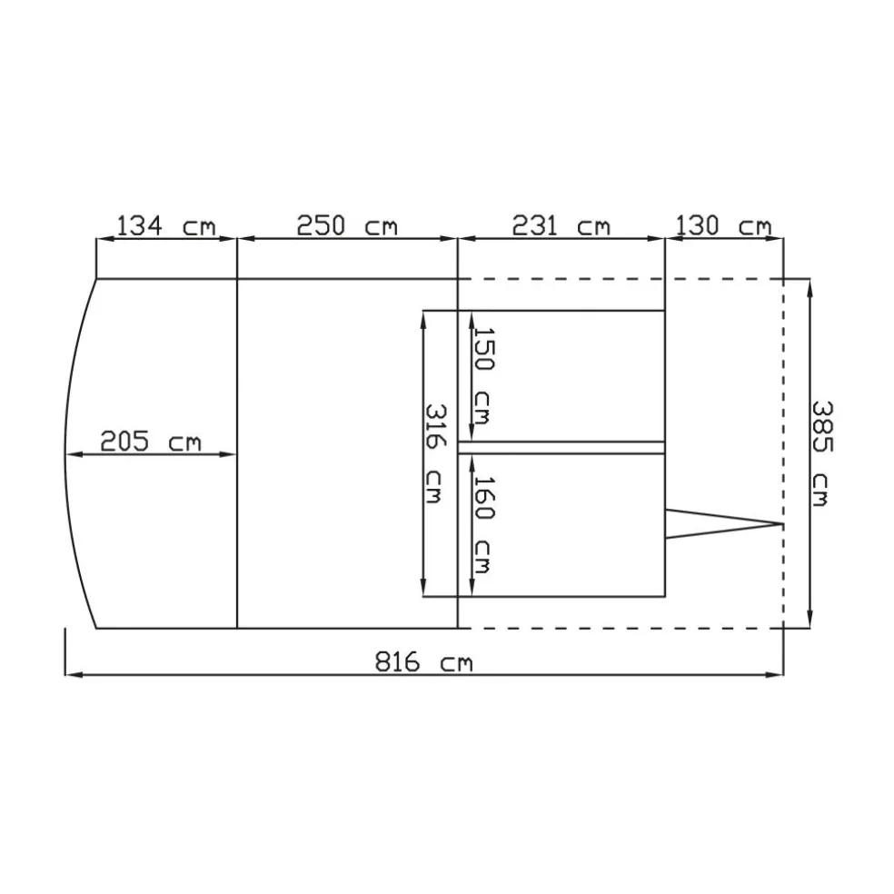 Alpenkreuzer Campfire vouwwagen