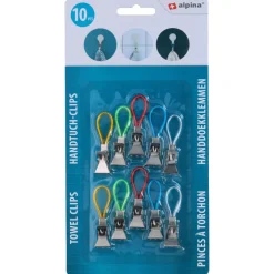 Alpina Handdoekklemmen multicolour 10 stuks