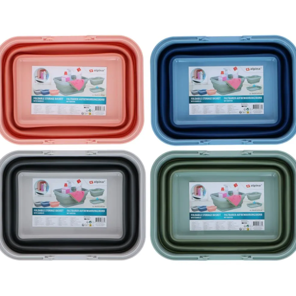 Alpina Opbergmand opvouwbaar assorti