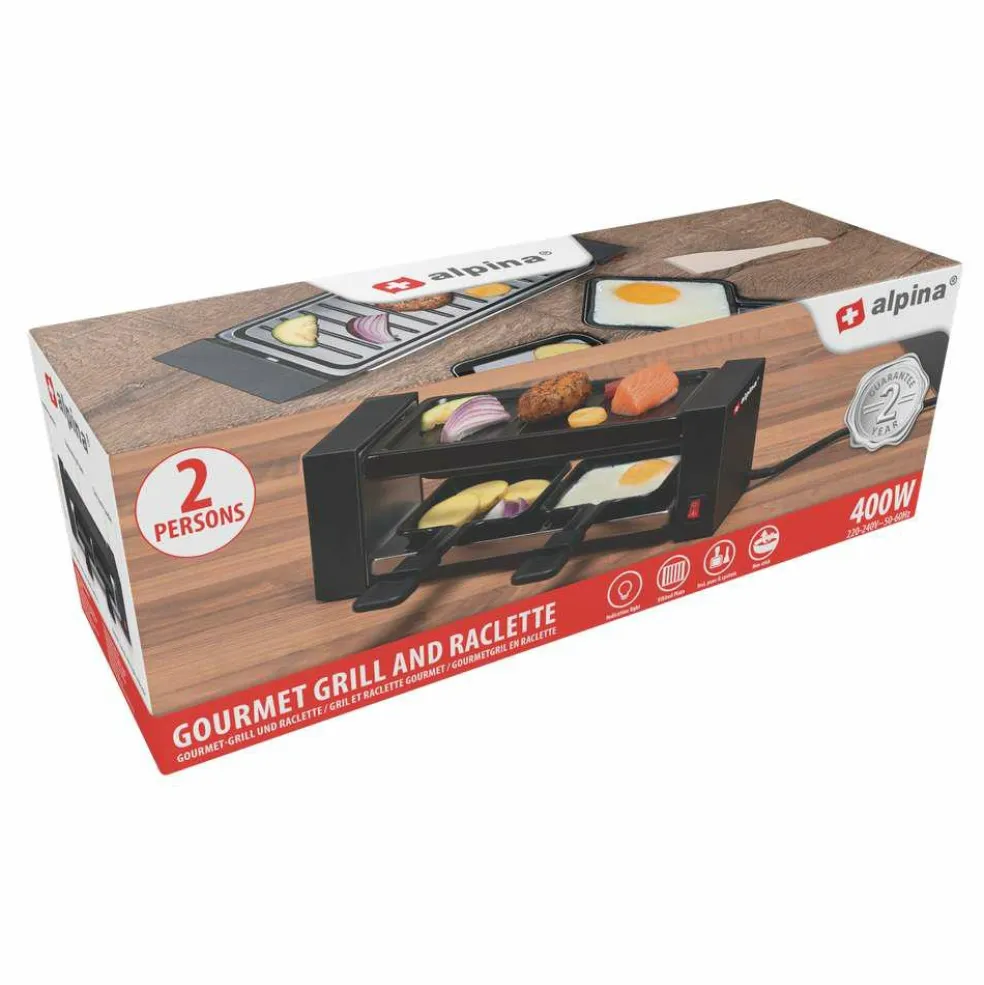 Alpina Raclette en grill gourmetset