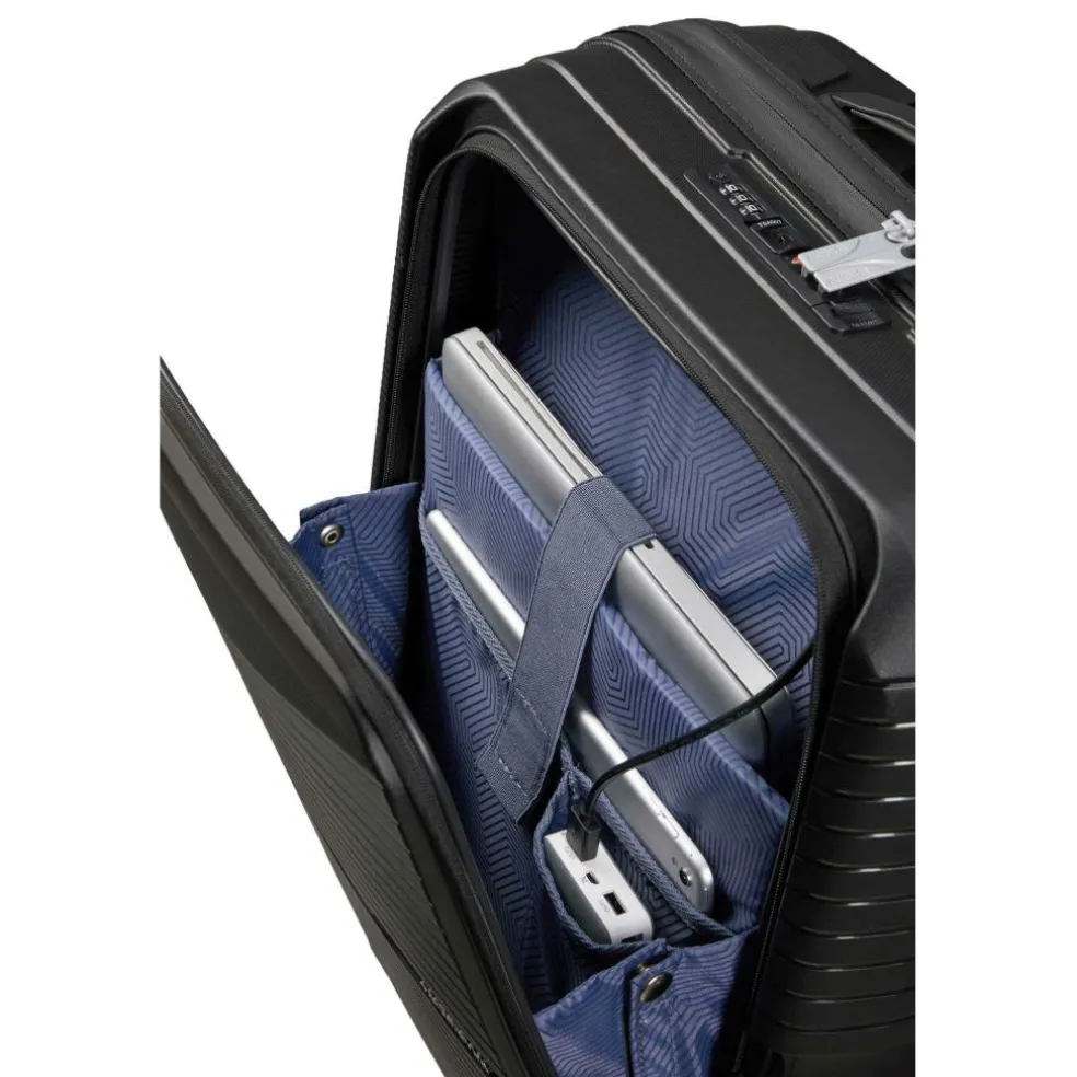 American Tourister Airconic Spinner 55 koffer onyx black