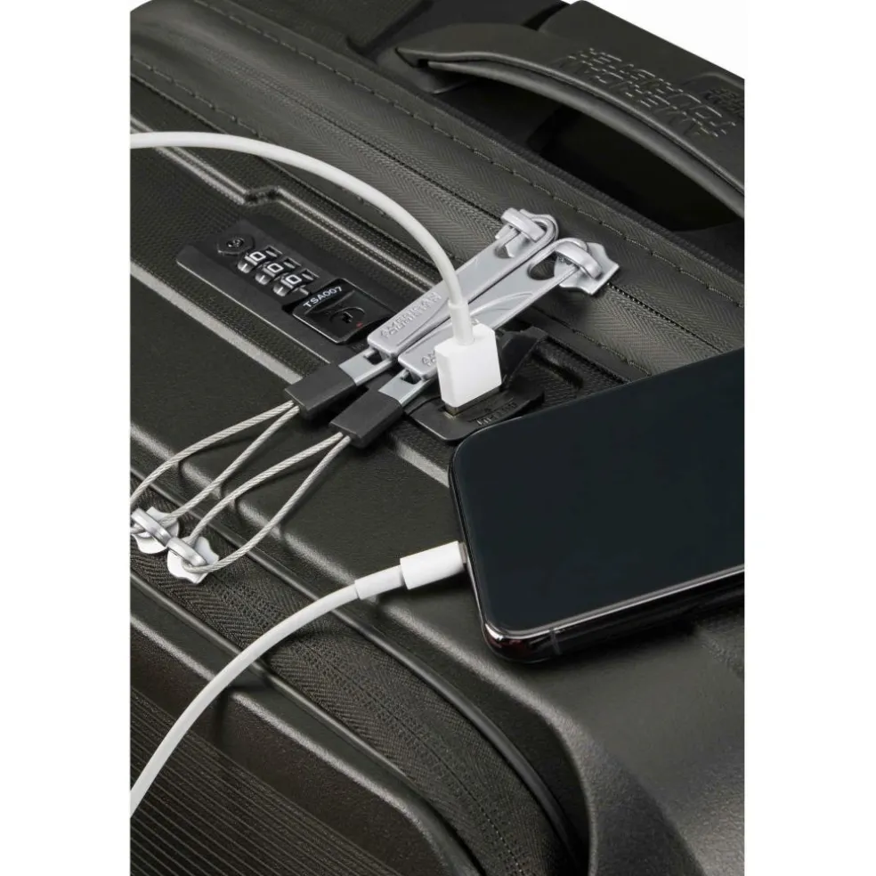 American Tourister Airconic Spinner 55 koffer onyx black