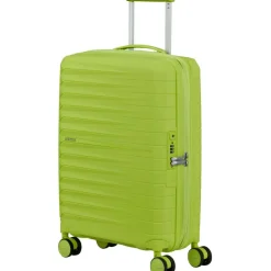 American Tourister  Fastforward Spinner 55 koffer neon lime