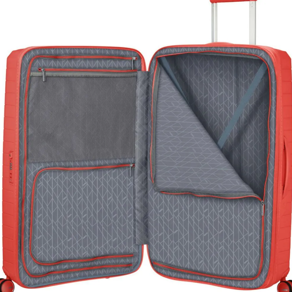American Tourister Fastforward Spinner 78 koffer sunset coral
