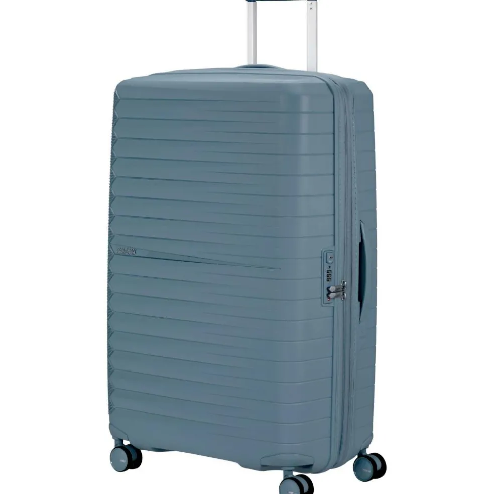 American Tourister Fastforward Spinner 78 koffer steel blue