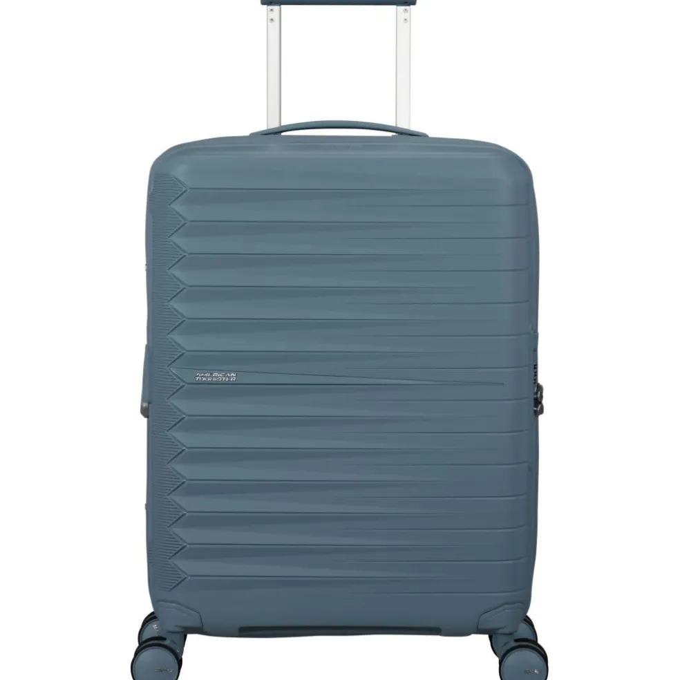 American Tourister Fastforward Spinner 55 koffer steel blue
