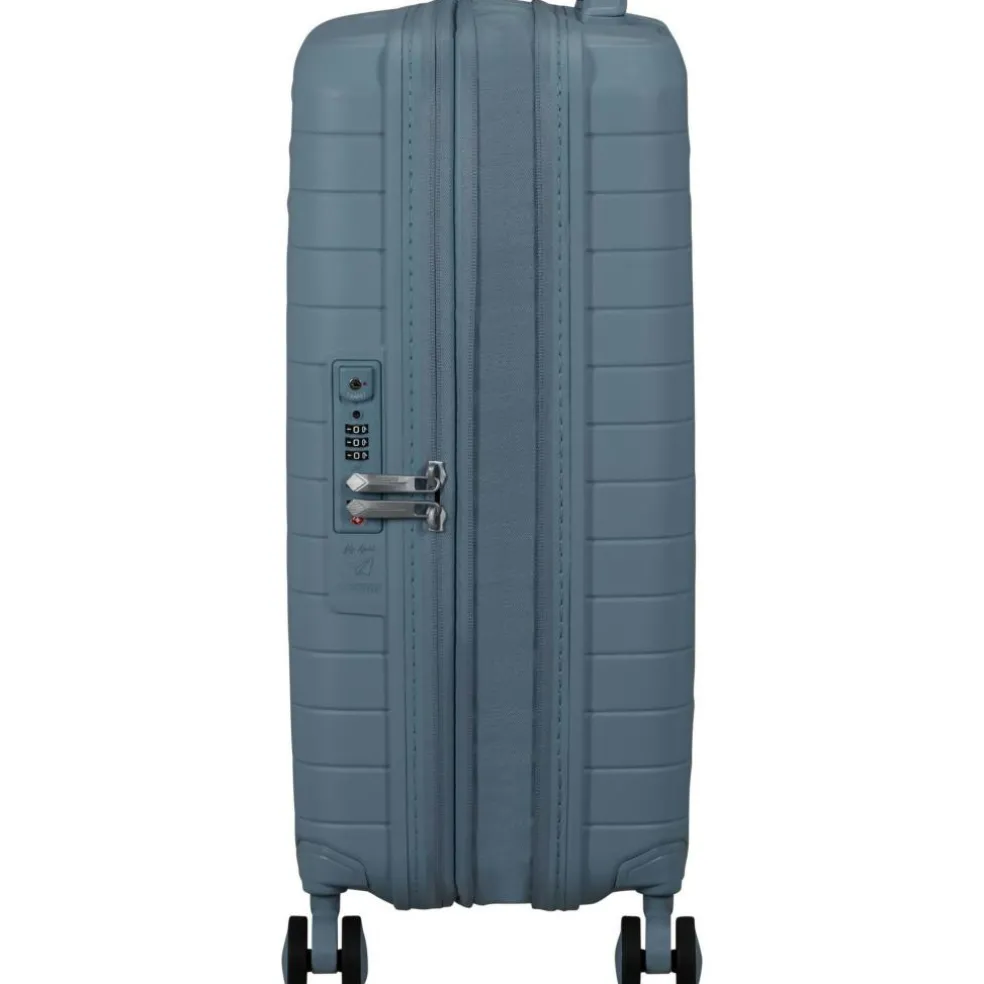 American Tourister Fastforward Spinner 55 koffer steel blue