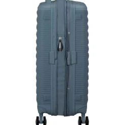 American Tourister Fastforward Spinner 55 koffer steel blue