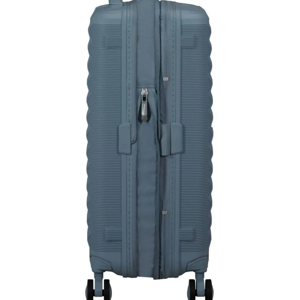 American Tourister Fastforward Spinner 55 koffer steel blue
