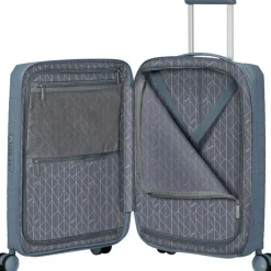 American Tourister Fastforward Spinner 55 koffer steel blue