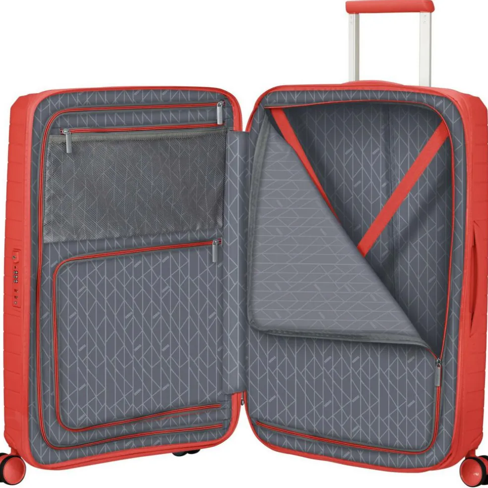 American Tourister Fastforward Spinner 68 koffer sunset coral