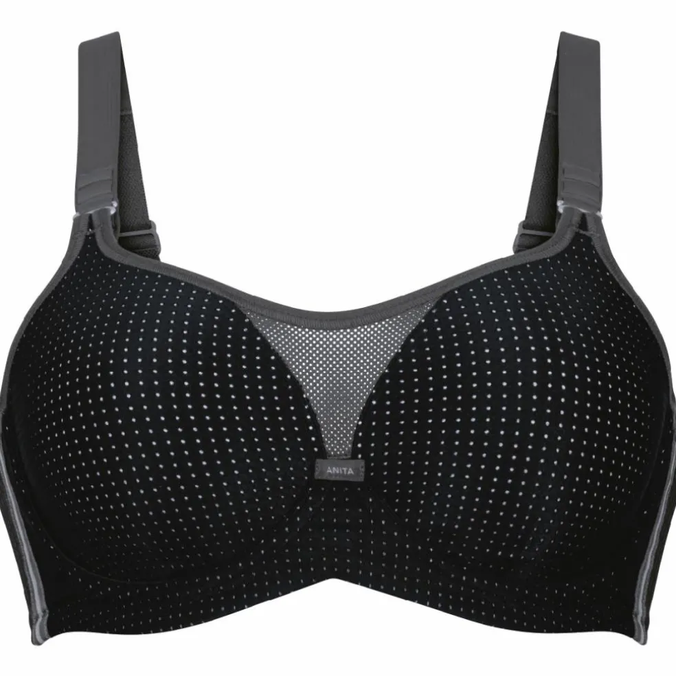 Anita Performance WireX sport bh dames zwart antraciet