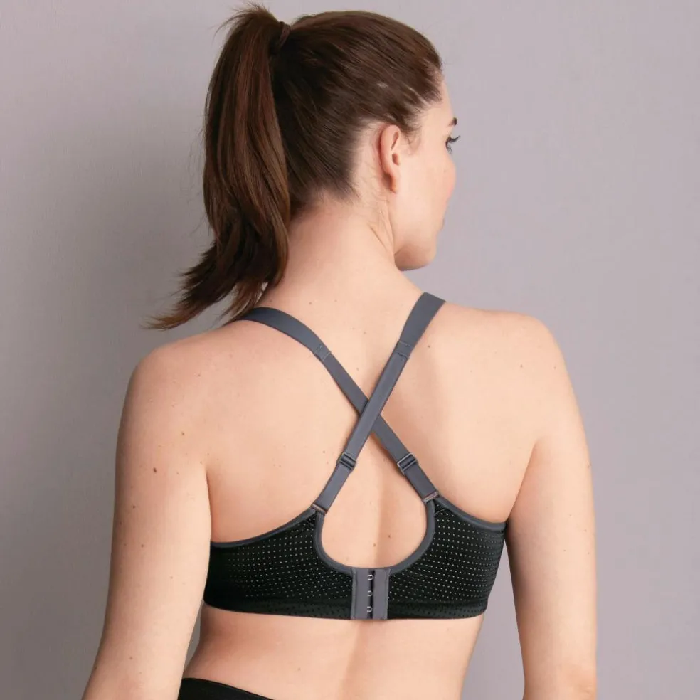 Anita Performance WireX sport bh dames zwart antraciet