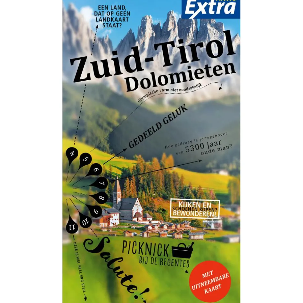 ANWB Extra Zuid-Tirol Dolomieten reisgids