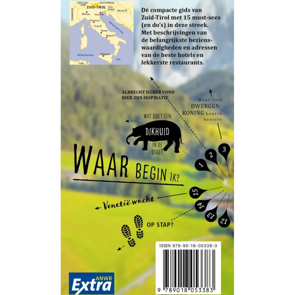 ANWB Extra Zuid-Tirol Dolomieten reisgids