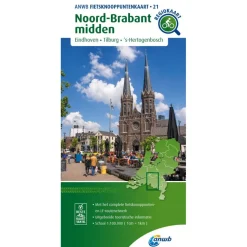 ANWB Knooppunten 21 Noord-Brabant Midden fietskaart