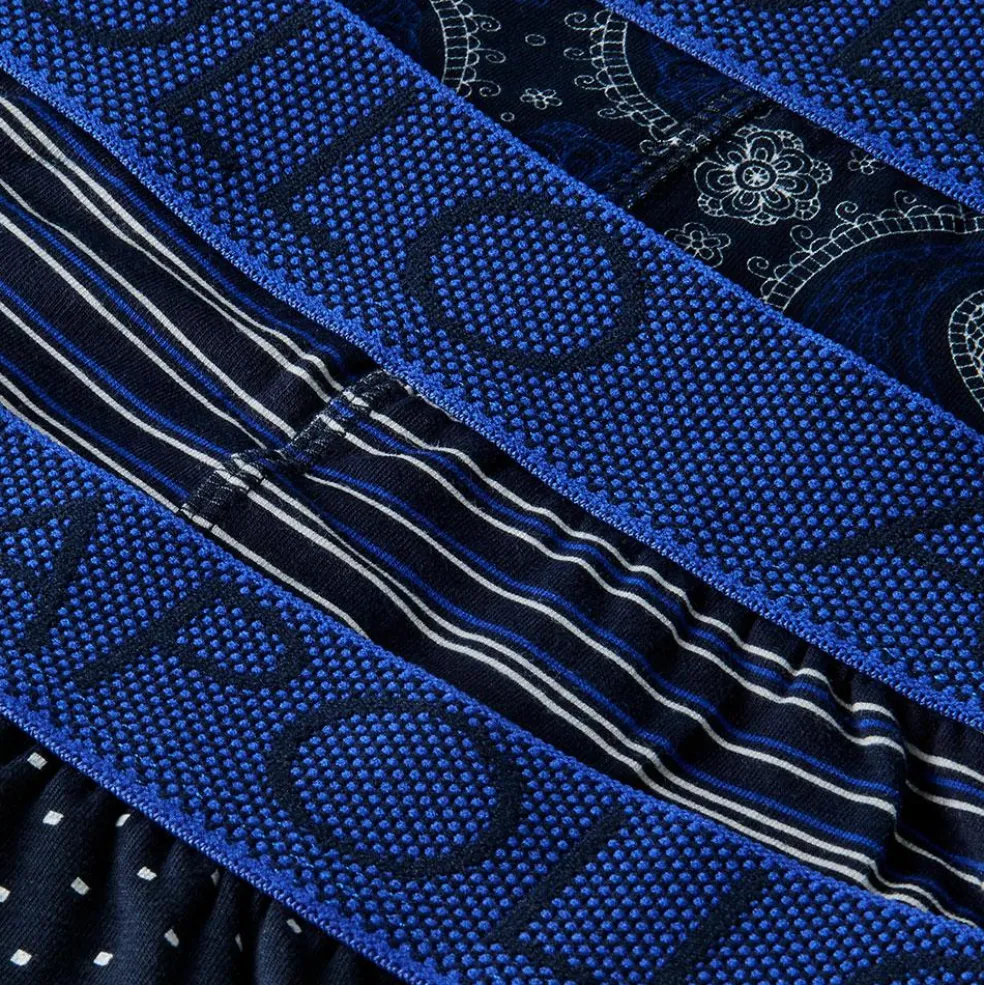 Apollo Onderbroek heren paisley blue 3-pack