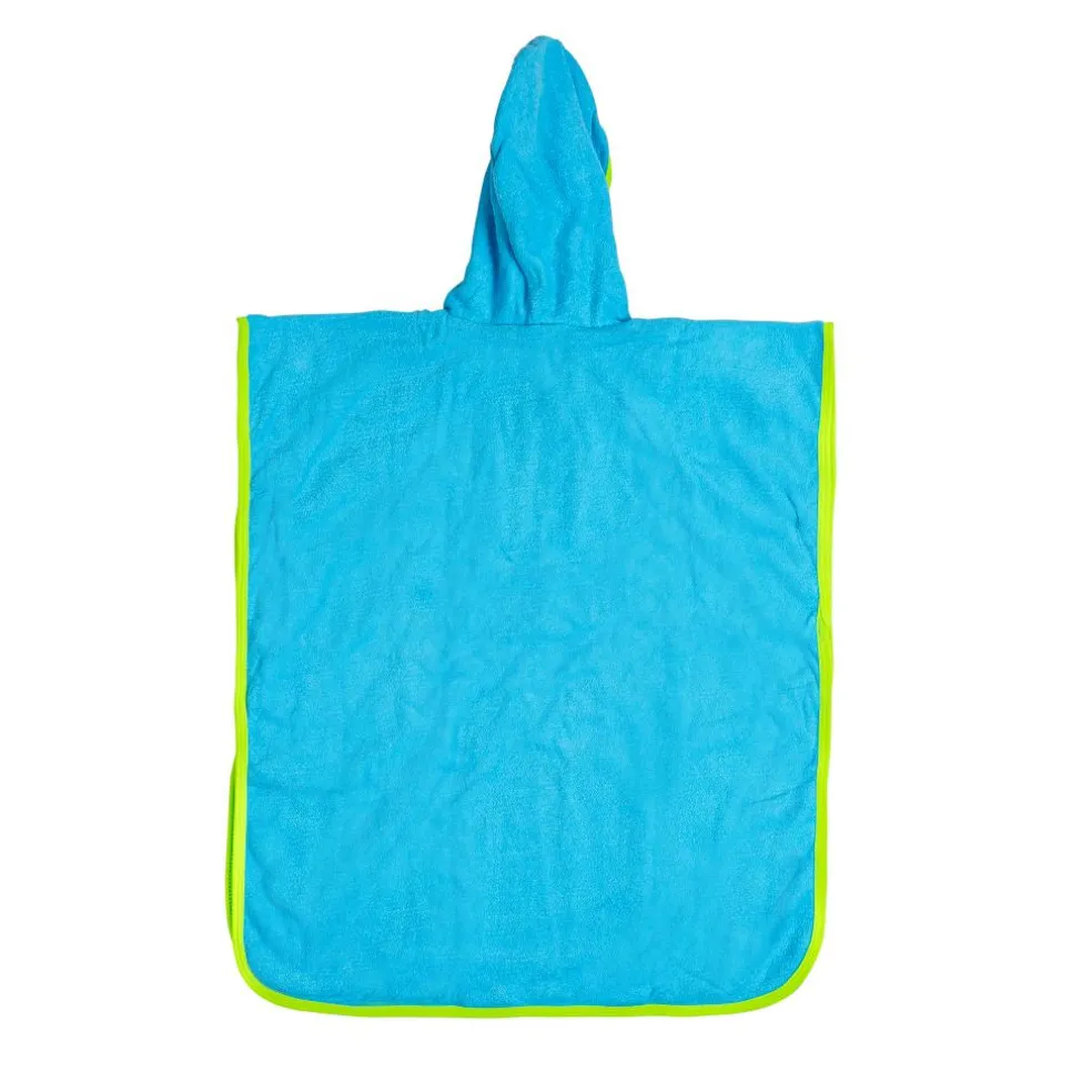 Aqua Sphere Baby Towel strandponcho fluo green light blue