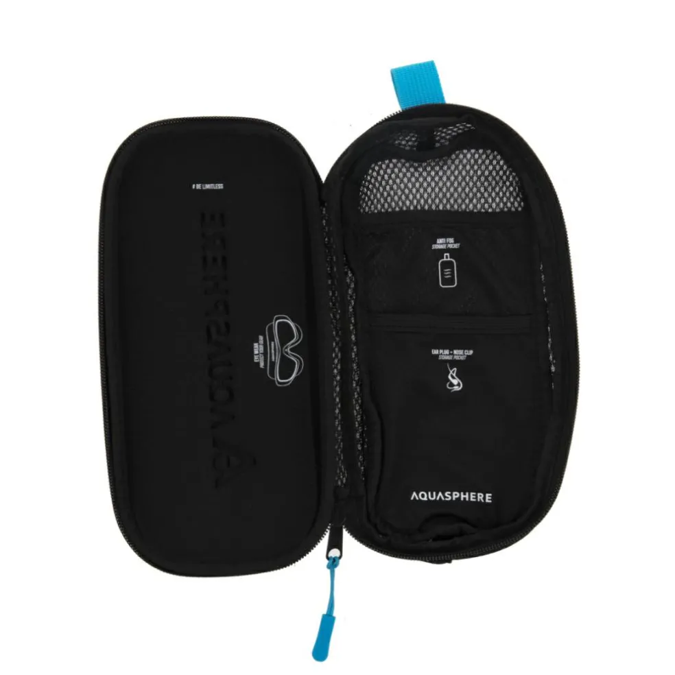 Aqua Sphere Mask brillenkoker black light blue