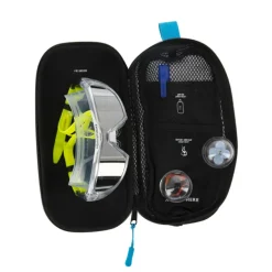 Aqua Sphere Mask brillenkoker black light blue