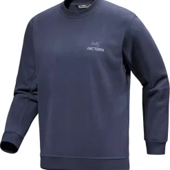 Arc'teryx Emblem Fleece Crew sweater heren black sapphire