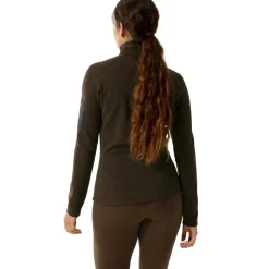 Arc'teryx Kyanite Baselayer Zip Neck shirt dames carob