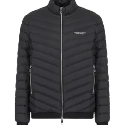 Armani Exchange 8NZB52ZNW3Z winterjas heren black melange grey