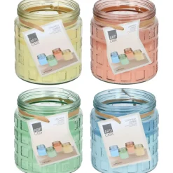 Arti Casa Citronellakaars 4 kleuren assorti
