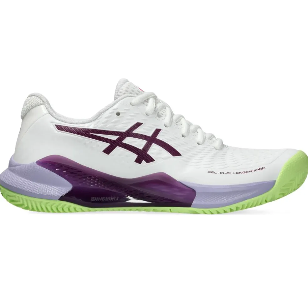Asics Gel-Challenger 14 padelschoenen dames white deep mauve