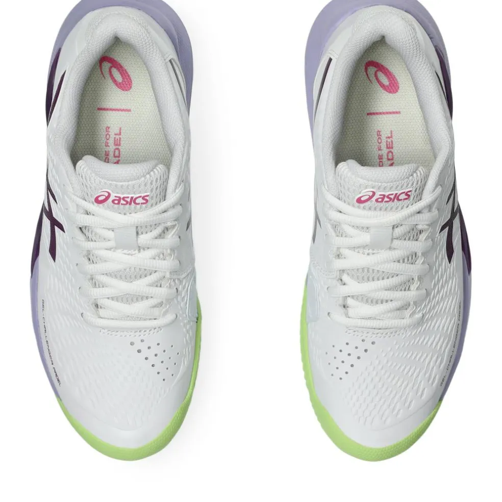 Asics Gel-Challenger 14 padelschoenen dames white deep mauve
