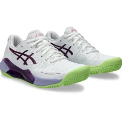 Asics Gel-Challenger 14 padelschoenen dames white deep mauve