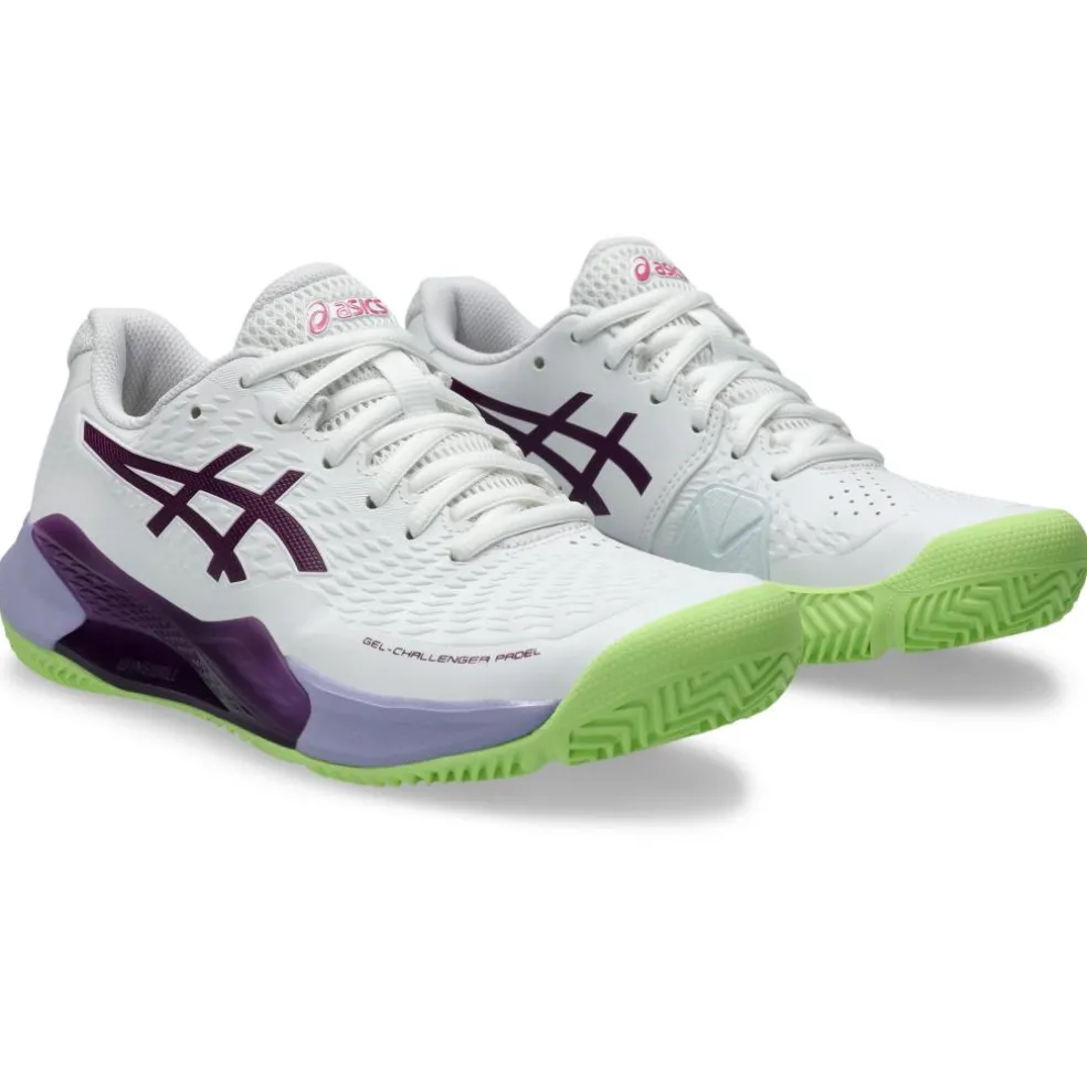 Asics Gel-Challenger 14 padelschoenen dames white deep mauve