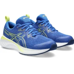 Asics Gel-Cumulus 25 GS hardloopschoenen junior illusion blue glow yellow