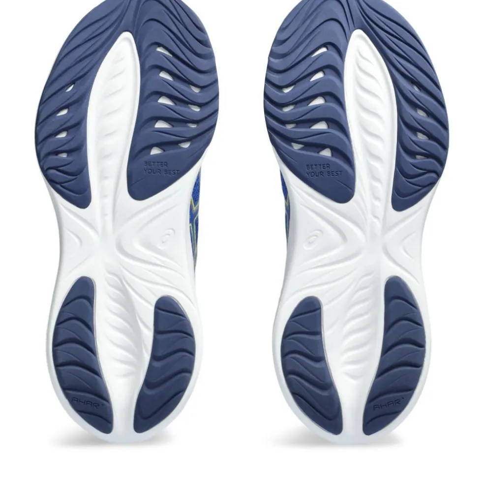 Asics Gel-Cumulus 25 GS hardloopschoenen junior illusion blue glow yellow