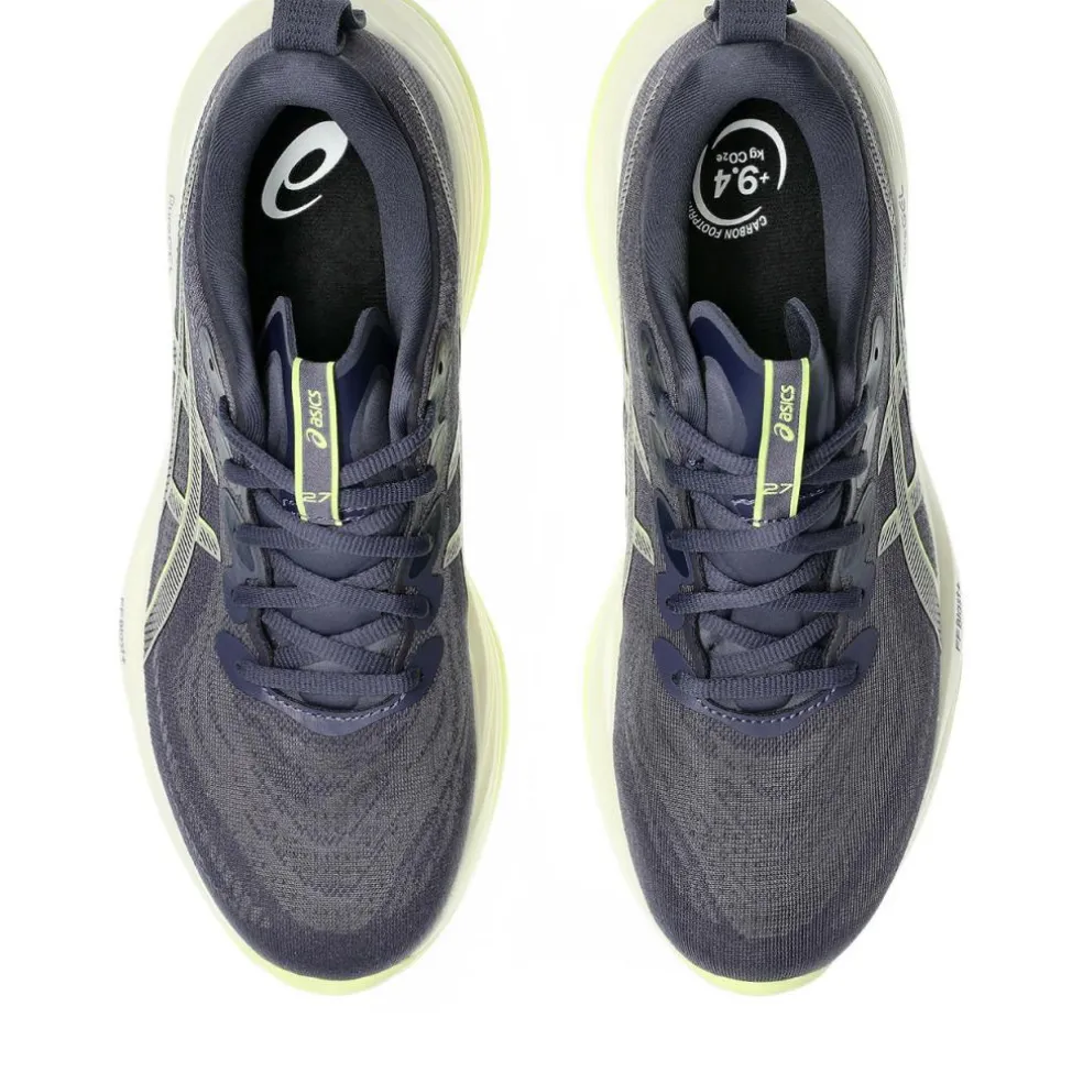 Asics GEL-CUMULUS 27 hardloopschoenen heren indigo fog lucid yellow