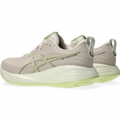 Asics Gel-Cumulus 27 hardloopschoenen dames mineral beige huddle yellow