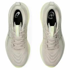 Asics Gel-Cumulus 27 hardloopschoenen dames mineral beige huddle yellow