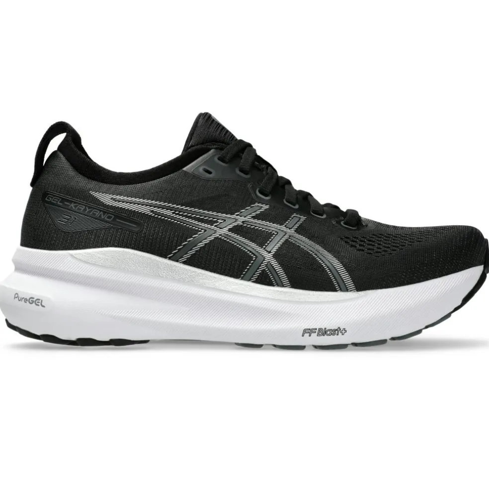 Asics Gel-Kayano 31 hardloopschoenen dames black pure silver